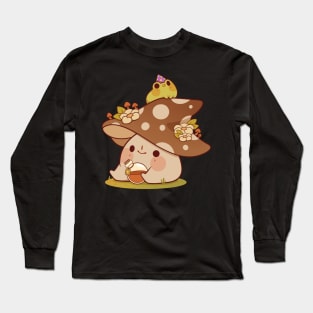 Witchy mushroom and frog Long Sleeve T-Shirt